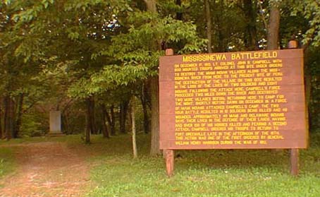 Mississinewa 1812, Mississinewa Battlefield, Mississinewa 1812 Battlefield, War of 1812, Grant County Indiana, Marion Indiana, 1812 battle site