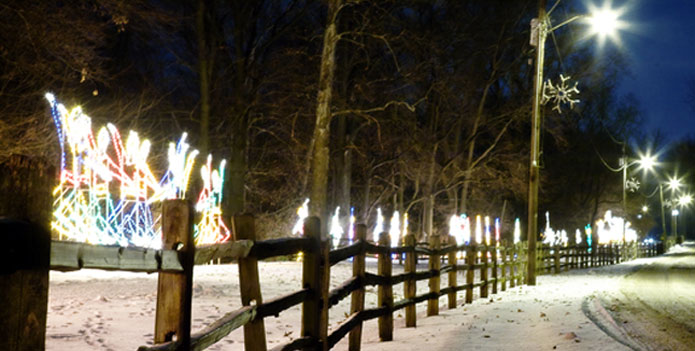Walkway of Lights, holiday light display Marion Indiana, Marion Indiana, Grant County Indiana holiday lights