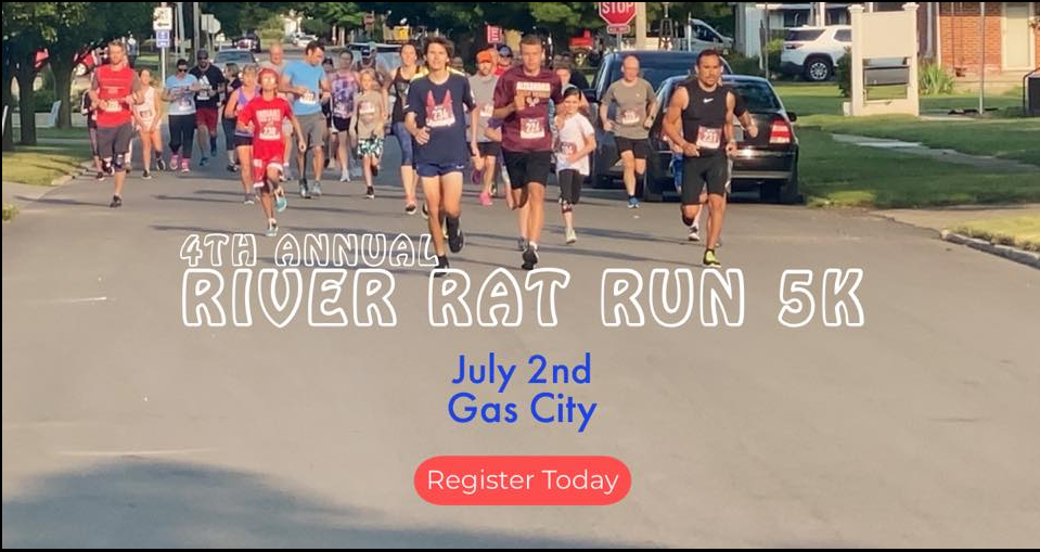 5k run, Gas City Indiana, Marion Indiana, 4th of July weekend,