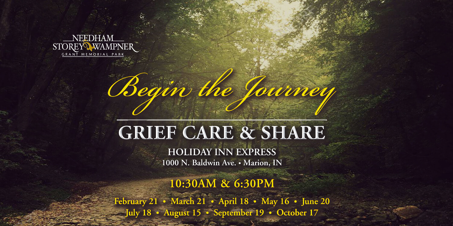 Grief Share, Marion Indiana, Funeral Home, Needhman,Storey,Wampler