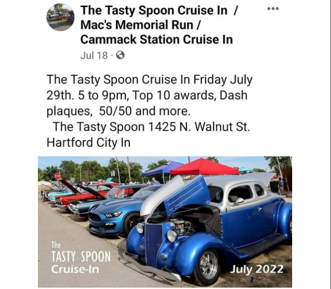 Tasty Spoon Ice cream, Hartford City, Hartford Ciity Indiana