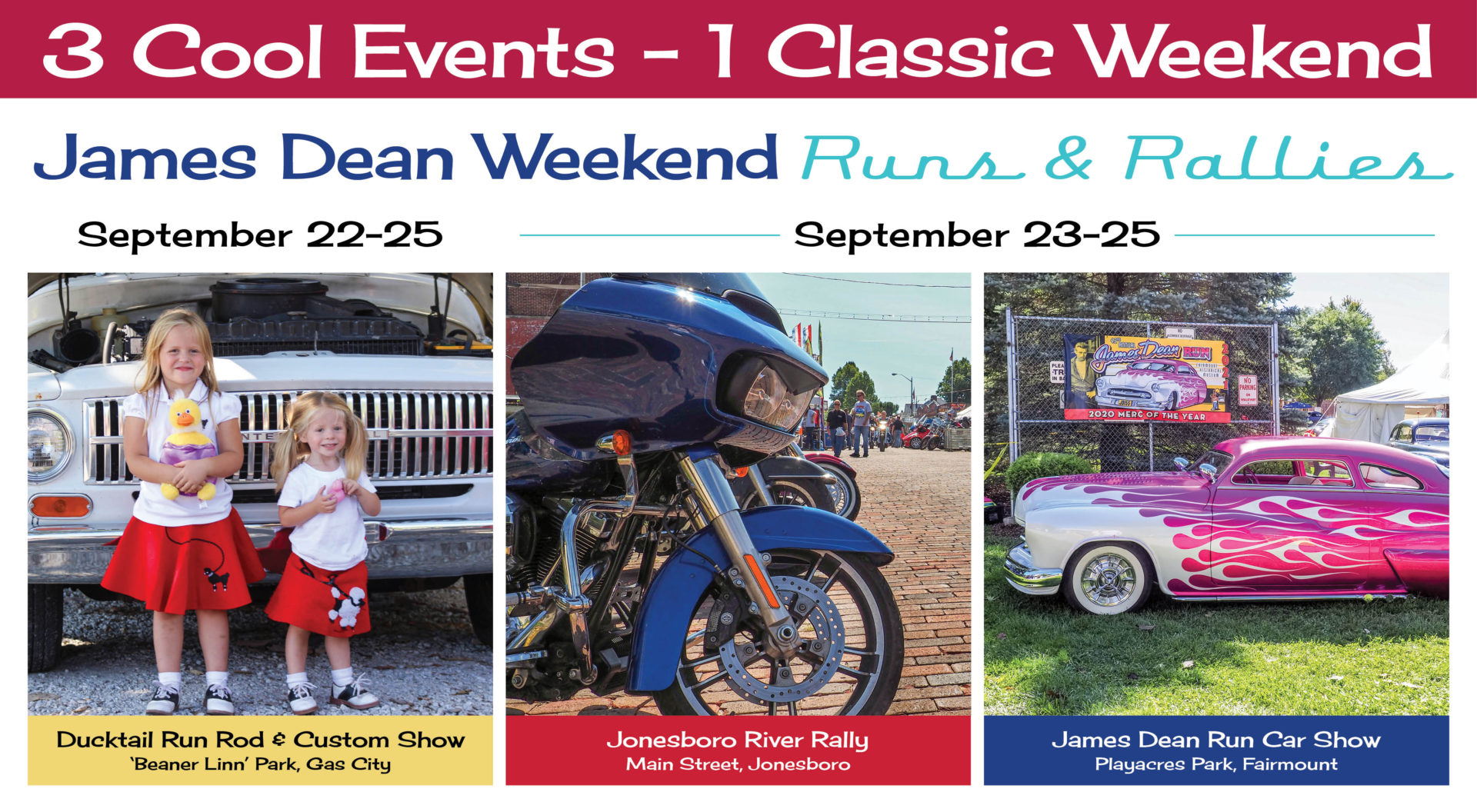 James Dean Weekend Runs and Rallies Are “Classic Cool” Companions to