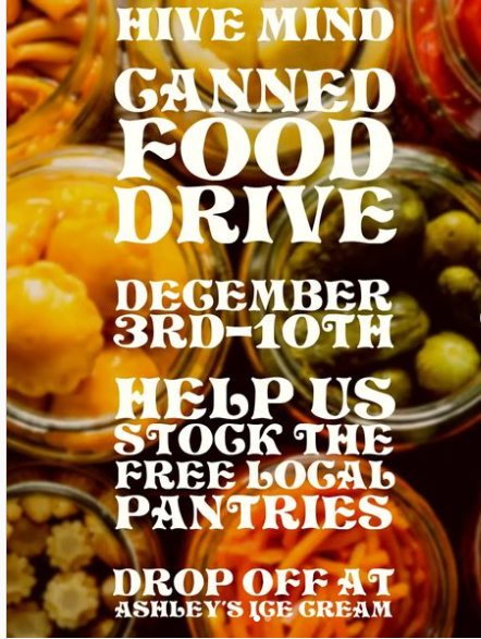 Hive Mind Market-Canned Food Drive